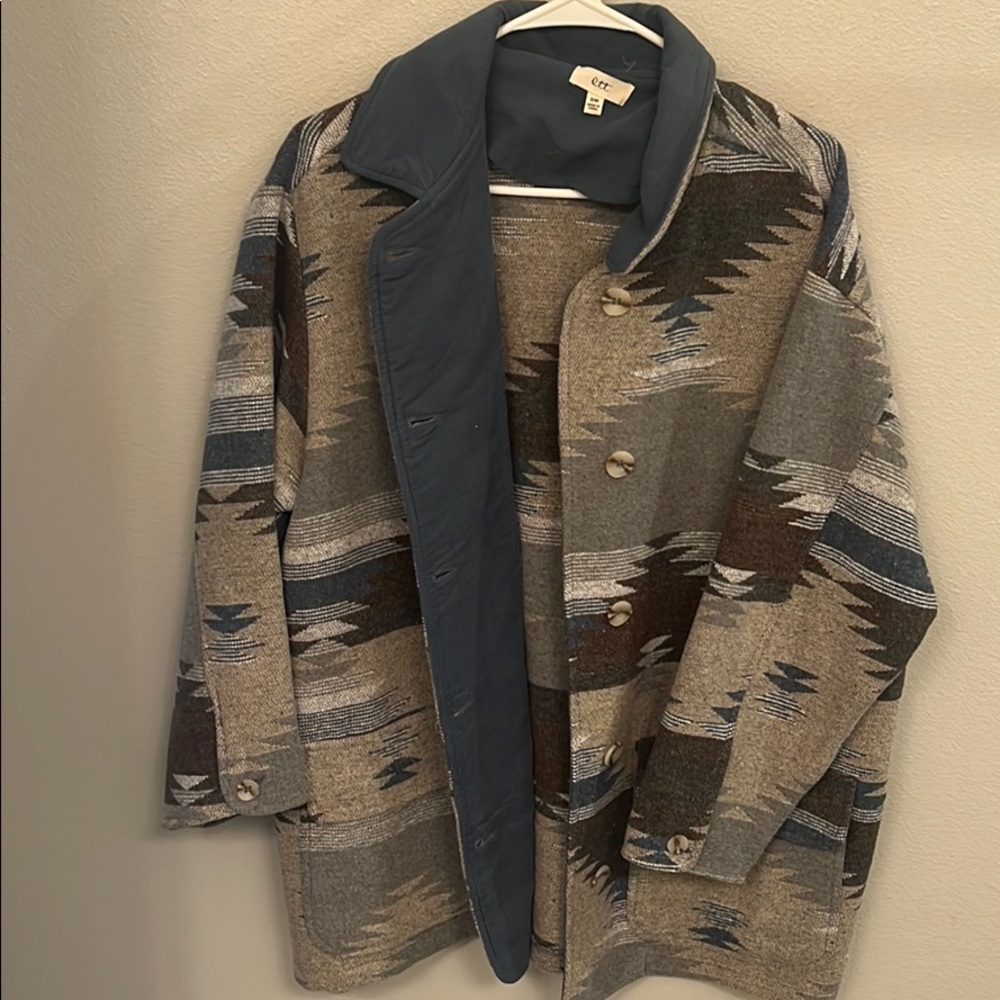 Aztec print jacket